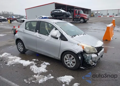 2012 Toyota Yaris Le z USA, uszkodzony, nr VIN JTDKTUD37CD537716